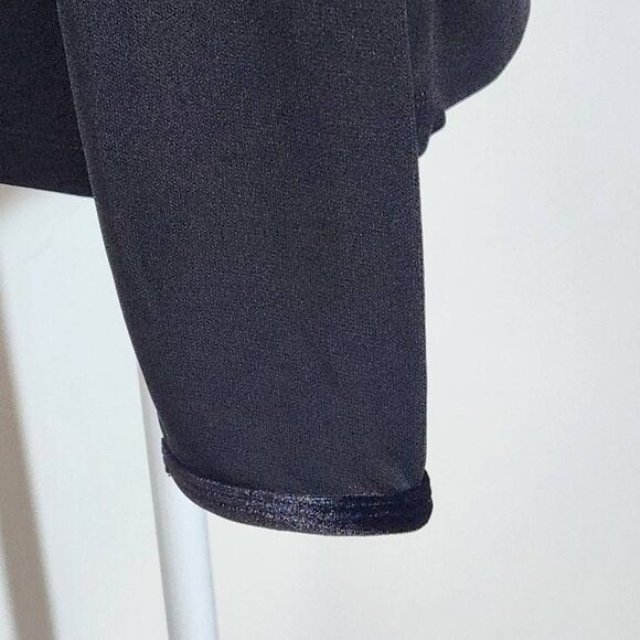 Ann Taylor Black Cardigan with Velvet Trim NWT Size Large Classic Black Cardigan - Picture 5 of 9